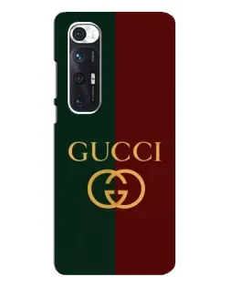 Чехол для Xiaomi Mi 10s с картинкой «Gucci — темно-зеленый градиент»