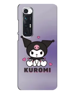 Чехол для Xiaomi Mi 10s с картинкой «Kuromi — фиолетовый арт»