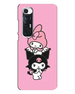 Чехол для Xiaomi Mi 10s с картинкой «My Melody и Kuromi»