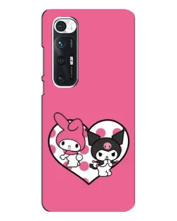 Чехол для Xiaomi Mi 10s с картинкой «Kuromi и My Melody»