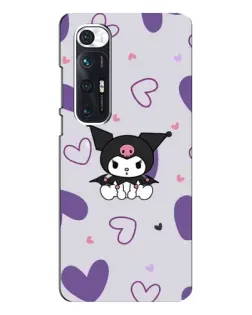 Чехол для Xiaomi Mi 10s с картинкой «Kuromi и лавандовые сердца»