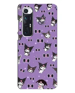 Чехол для Xiaomi Mi 10s с картинкой «Kuromi — паттерн»