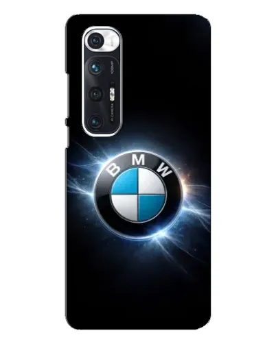 Чехол для Xiaomi Mi 10s с картинкой «BMW — неоновое сияние»