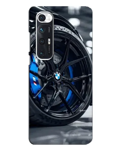 Чехол для Xiaomi Mi 10s с картинкой «Колесо BMW вблизи»