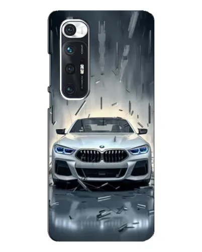 Чехол для Xiaomi Mi 10s с картинкой «BMW в свете фар»