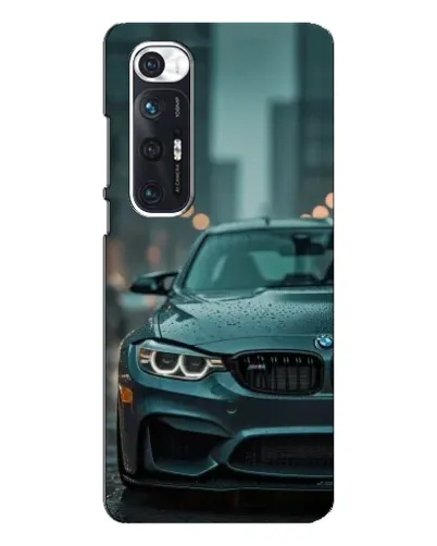 Чехол для Xiaomi Mi 10s с картинкой «BMW в огнях города»
