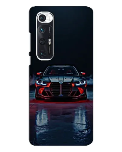 Чехол для Xiaomi Mi 10s с картинкой «BMW на мокрой дороге»