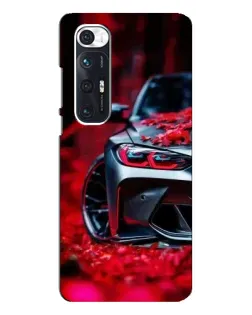 Чехол для Xiaomi Mi 10s с картинкой «Спортивная BMW и цветы» Чехол для Xiaomi Mi 10s с картинкой «Спортивная BMW и цветы»