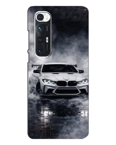 Чехол для Xiaomi Mi 10s с картинкой «BMW сквозь туман»