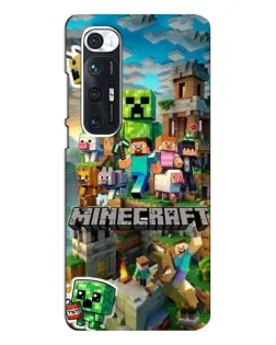 Чехол для Xiaomi Mi 10s с картинкой «Замок Minecraft»