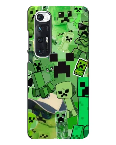 Чехол для Xiaomi Mi 10s с картинкой «Криперы Minecraft» Чехол для Xiaomi Mi 10s с картинкой «Криперы Minecraft»