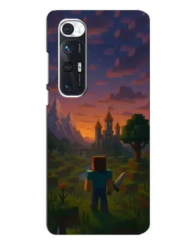 Чехол для Xiaomi Mi 10s с картинкой «Стив у башни» Чехол для Xiaomi Mi 10s с картинкой «Стив у башни»