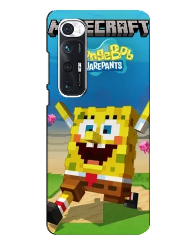 Чехол для Xiaomi Mi 10s с картинкой «Губка Боб Minecraft» Чехол для Xiaomi Mi 10s с картинкой «Губка Боб Minecraft»