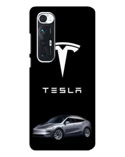 Чехол для Xiaomi Mi 10s с картинкой «Tesla Model Y»