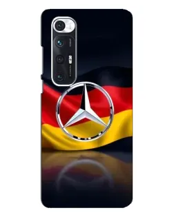 Чехол для Xiaomi Mi 10s с картинкой «Mercedes — флаг Германии»