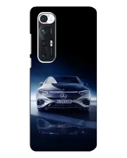 Чехол для Xiaomi Mi 10s с картинкой «Ночной Mercedes EQ»