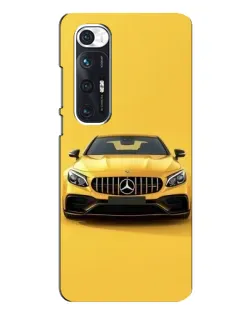 Чехол для Xiaomi Mi 10s с картинкой «Желтый Mercedes GT»