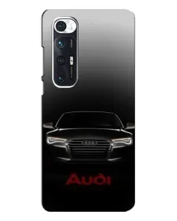 Чехол для Xiaomi Mi 10s с картинкой «Audi — градиентный контур» Чехол для Xiaomi Mi 10s с картинкой «Audi — градиентный контур»