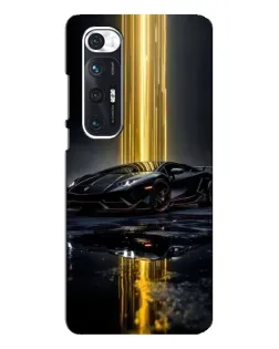 Чехол для Xiaomi Mi 10s с картинкой «Ночной Lamborghini драйв»