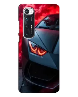 Чехол для Xiaomi Mi 10s с картинкой «Lamborghini красное сияние»