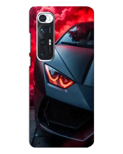 Чехол для Xiaomi Mi 10s с картинкой «Lamborghini красное сияние»