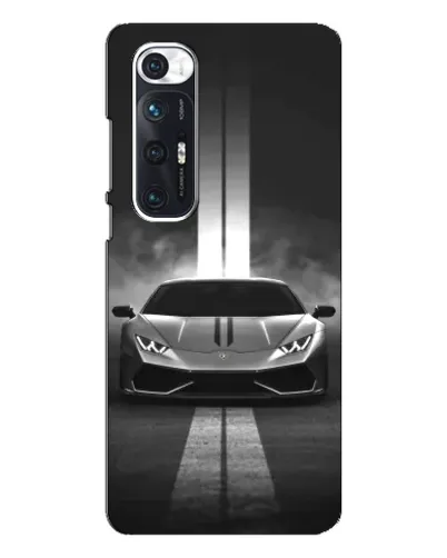Чехол для Xiaomi Mi 10s с картинкой «Lamborghini симметрия дорог»