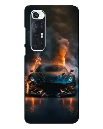 Чехол для Xiaomi Mi 10s с картинкой «Lamborghini дымная эстетика»