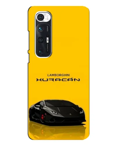 Чехол для Xiaomi Mi 10s с картинкой «Lamborghini Huracan черный»
