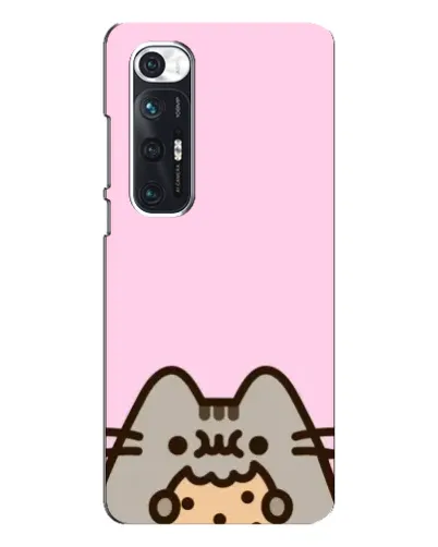 Чехол для Xiaomi Mi 10s с картинкой «Pusheen и печенье»