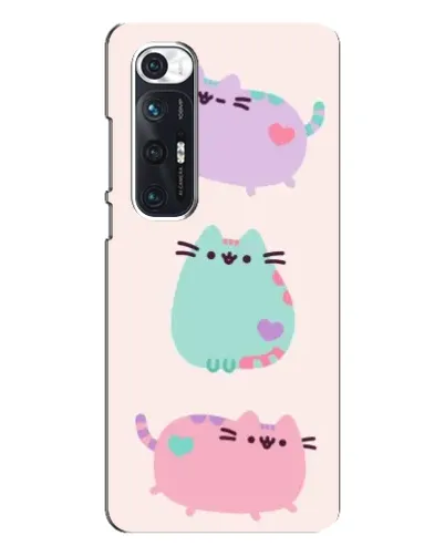 Чехол для Xiaomi Mi 10s с картинкой «Pusheen трио»