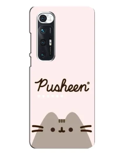 Чехол для Xiaomi Mi 10s с картинкой «Pusheen логотип»