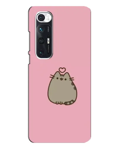 Чехол для Xiaomi Mi 10s с картинкой «Pusheen сердце»