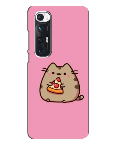 Чехол для Xiaomi Mi 10s с картинкой «Пушин с пиццей»