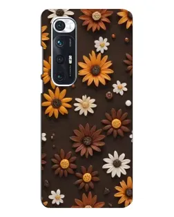 Чехол для Xiaomi Mi 10s с картинкой «Узор из маленьких подсолнухов» Чехол для Xiaomi Mi 10s с картинкой «Узор из маленьких подсолнухов»