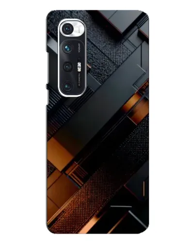 Чехол для Xiaomi Mi 10s с картинкой «Черные геометрические блоки» Чехол для Xiaomi Mi 10s с картинкой «Черные геометрические блоки»