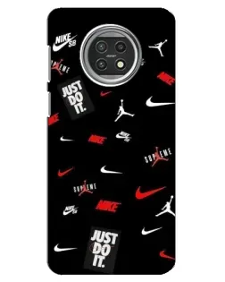 Чехол для Xiaomi Mi 10t Lite с картинкой «Nike Mix Pattern» Чехол для Xiaomi Mi 10t Lite с картинкой «Nike Mix Pattern»