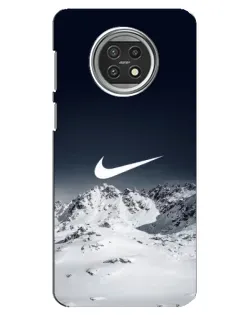 Чехол для Xiaomi Mi 10t Lite с картинкой «Nike — зимние горы» Чехол для Xiaomi Mi 10t Lite с картинкой «Nike — зимние горы»