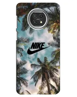 Чехол для Xiaomi Mi 10t Lite с картинкой «Тропический принт Nike» Чехол для Xiaomi Mi 10t Lite с картинкой «Тропический принт Nike»