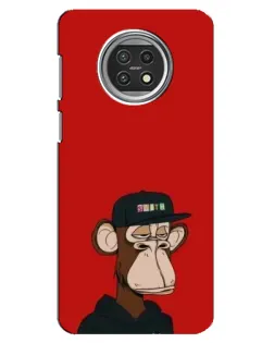 Чехол для Xiaomi Mi 10t Lite с картинкой «Bored Ape — красный фон» Чехол для Xiaomi Mi 10t Lite с картинкой «Bored Ape — красный фон»