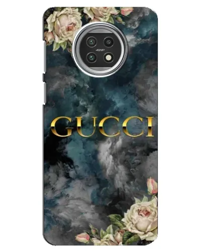 Чехол для Xiaomi Mi 10t Lite с картинкой «Абстрактные цветы Gucci»