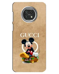 Чехол для Xiaomi Mi 10t Lite с картинкой «Микки Маус Gucci — крафт» Чехол для Xiaomi Mi 10t Lite с картинкой «Микки Маус Gucci — крафт»