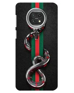 Чехол для Xiaomi Mi 10t Lite с картинкой «Gucci — змея на полосе» Чехол для Xiaomi Mi 10t Lite с картинкой «Gucci — змея на полосе»
