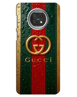 Чехол для Xiaomi Mi 10t Lite с картинкой «Gucci — фирменная полоса и золото» Чехол для Xiaomi Mi 10t Lite с картинкой «Gucci — фирменная полоса и золото»