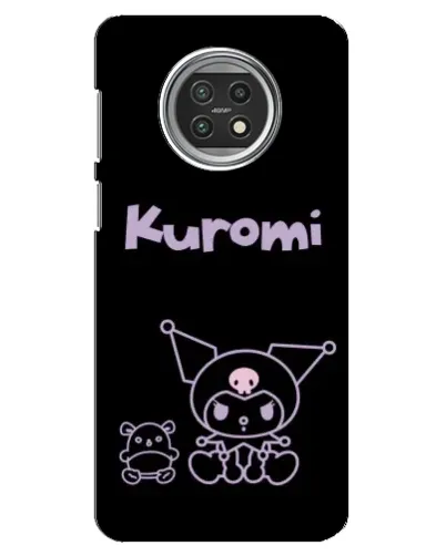Чехол для Xiaomi Mi 10t Lite с картинкой «Kuromi — черный минимализм»