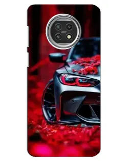 Чехол для Xiaomi Mi 10t Lite с картинкой «Спортивная BMW и цветы» Чехол для Xiaomi Mi 10t Lite с картинкой «Спортивная BMW и цветы»