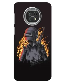 Чехол для Xiaomi Mi 10t Lite с картинкой «PUBG — огненный силуэт» Чехол для Xiaomi Mi 10t Lite с картинкой «PUBG — огненный силуэт»