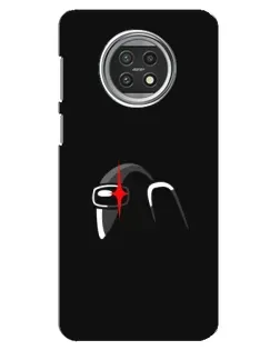 Чехол для Xiaomi Mi 10t Lite с картинкой «Among Us шлем»