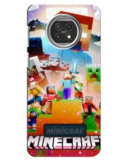 Чехол для Xiaomi Mi 10t Lite с картинкой «Minecraft герои игры»