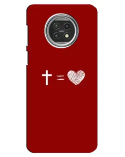 Чехол для Xiaomi Mi 10t Lite с картинкой «Уравнение любви»