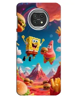 Чехол для Xiaomi Mi 10t Lite с картинкой «Космический фастфуд» Чехол для Xiaomi Mi 10t Lite с картинкой «Космический фастфуд»